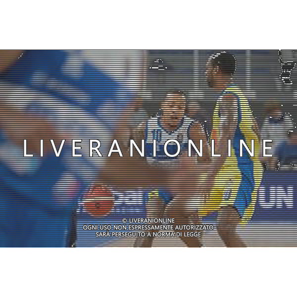 Troy Caupain - Germani Basket Brescia durante il match tra Germani Basket Brescia e Ginova Scafati valido per la terza giornata del campionato Italiano di basket serie A1 basketball. 16 Ottobre 2022, Pala Leonessa A2A, Brescia Italia ©Tommasini Roberto/AGENZIA ALDO LIVERANI SAS