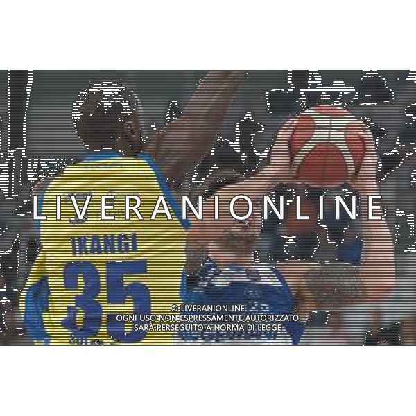 Christian Burns - Germani Basket Brescia - Germani Basket Brescia al rimbalzo durante il match tra Germani Basket Brescia e Ginova Scafati valido per la terza giornata del campionato Italiano di basket serie A1 basketball. 16 Ottobre 2022, Pala Leonessa A2A, Brescia Italia ©Tommasini Roberto/AGENZIA ALDO LIVERANI SAS