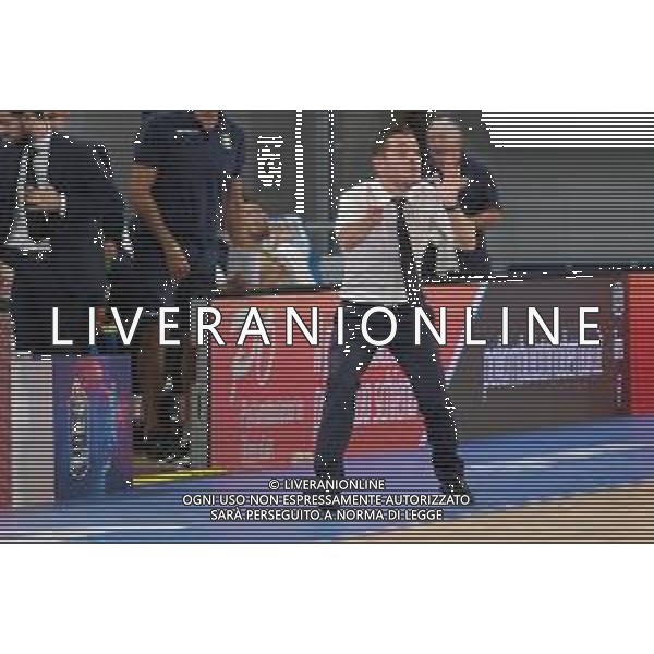 Alessandro Rossi - Head coach Ginova Scafati durante il match tra Germani Basket Brescia e Ginova Scafati valido per la terza giornata del campionato Italiano di basket serie A1 basketball. 16 Ottobre 2022, Pala Leonessa A2A, Brescia Italia ©Tommasini Roberto/AGENZIA ALDO LIVERANI SAS