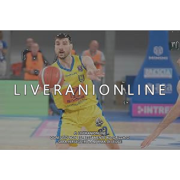 Diego Monaldi - Ginova Scafati durante il match tra Germani Basket Brescia e Ginova Scafati valido per la terza giornata del campionato Italiano di basket serie A1 basketball. 16 Ottobre 2022, Pala Leonessa A2A, Brescia Italia ©Tommasini Roberto/AGENZIA ALDO LIVERANI SAS