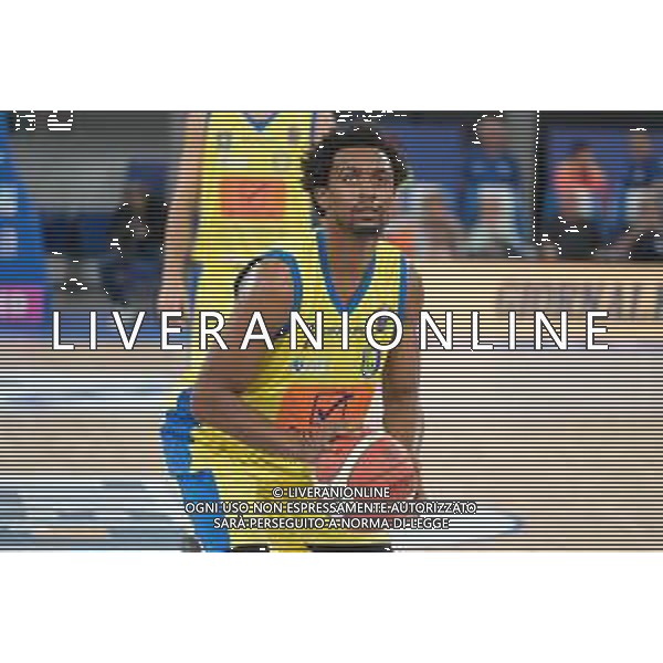 Doron Lamb - Ginova Scafati al tiro libero durante il match tra Germani Basket Brescia e Ginova Scafati valido per la terza giornata del campionato Italiano di basket serie A1 basketball. 16 Ottobre 2022, Pala Leonessa A2A, Brescia Italia ©Tommasini Roberto/AGENZIA ALDO LIVERANI SAS
