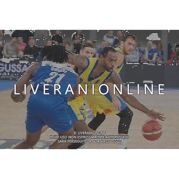 Julian Stone durante il match tra Germani Basket Brescia e Ginova Scafati valido per la terza giornata del campionato Italiano di basket serie A1 basketball. 16 Ottobre 2022, Pala Leonessa A2A, Brescia Italia ©Tommasini Roberto/AGENZIA ALDO LIVERANI SAS