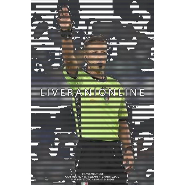 l\'arbitro Davide Massa di Imperia Hellas Verona vs Milan Verona 16-10-2022 Stadio Marcantonio Bentegodi Campionato Serie A TIM - 10a giornata foto Roberto Garavaglia/ag. Aldo Liverani sas