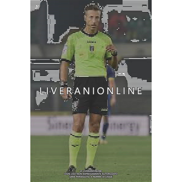 l\'arbitro Davide Massa di Imperia Hellas Verona vs Milan Verona 16-10-2022 Stadio Marcantonio Bentegodi Campionato Serie A TIM - 10a giornata foto Roberto Garavaglia/ag. Aldo Liverani sas