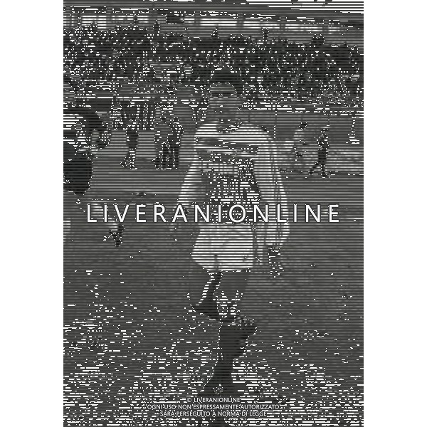 03-03-1985 VARESE CAMPIONATO DI CALCIO SERIE B VARESE-CATANIA 4-1 NELLA FOTO AUGUSTO GENTILINI AG ALDO LIVERANI SAS