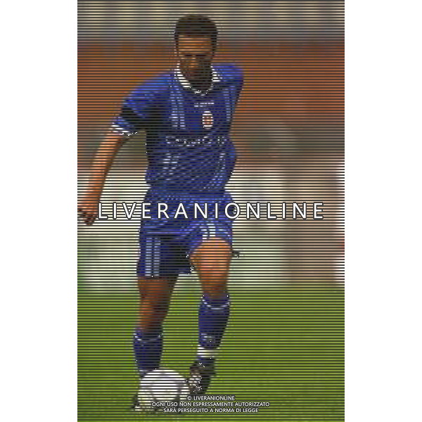 24-09-2000 COMO CAMPIONATO DI CALCIO SERIE B COMO-LUCCHESE 1-0 NELLA FOTO TEOFILOS KARASAVVIDIS AG ALDO LIVERANI SAS