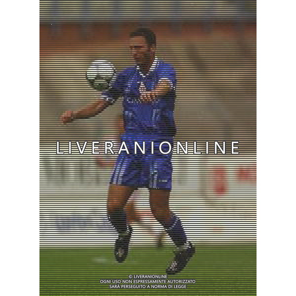 24-09-2000 COMO CAMPIONATO DI CALCIO SERIE B COMO-LUCCHESE 1-0 NELLA FOTO TEOFILOS KARASAVVIDIS AG ALDO LIVERANI SAS