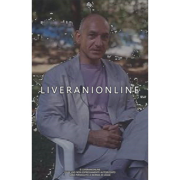 RETROSPETTIVA BEN KINGSLEY ATTORE NELLA FOTO BEN KINGSLEY NELL\'ANNO 1991 A CANNES AG ALDO LIVERANI SAS 