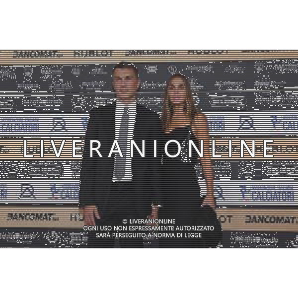 TVRG Paolo Maldini direttore area tecnica Milan con la moglie Adriana Fossa Rho (MI) 17-10-2022 Gran Gala del Calcio 2022, l\'appuntamento organizzato dall\'AIC Associazione Italiana Calciatori e quest\'anno condotto da Federica Masolin e Raul Cremona nella location di Rho FieraMilano foto Roberto Garavaglia/ag. Aldo Liverani sas /AGENZIA ALDO LIVERANI SAS