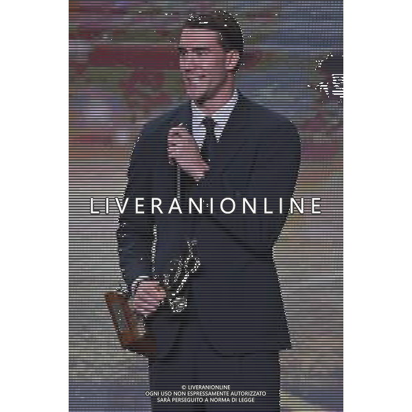 TVRG premiazione migliori attaccanti Dusan Vlahovic (Juventus) Rho (MI) 17-10-2022 Gran Gala del Calcio 2022, l\'appuntamento organizzato dall\'AIC Associazione Italiana Calciatori e quest\'anno condotto da Federica Masolin e Raul Cremona nella location di Rho FieraMilano foto Roberto Garavaglia/ag. Aldo Liverani sas /AGENZIA ALDO LIVERANI SAS