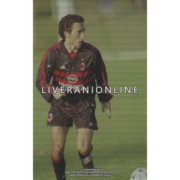 1998-1999 MILANELLO ALLENAMENTO MILAN CALCIO NELLA FOTO DOMENICO MORFEO AG ALDO LIVERANI SAS