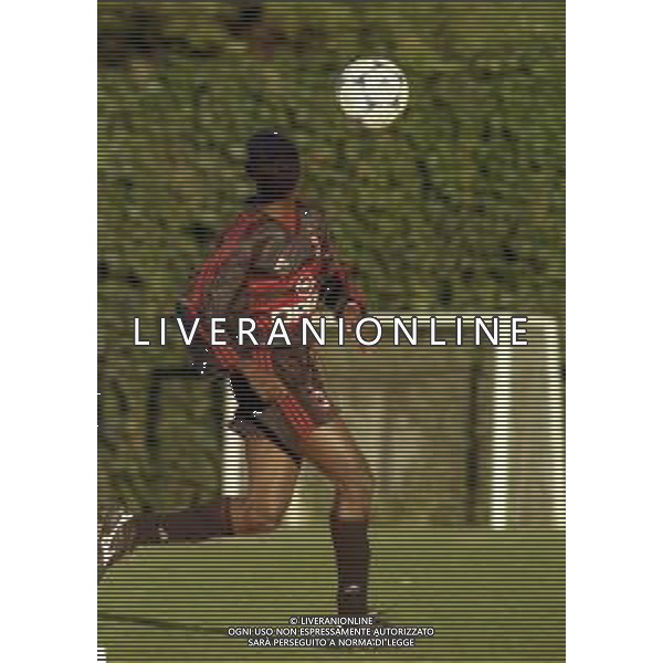 1998-1999 MILANELLO ALLENAMENTO MILAN CALCIO NELLA FOTO MOHAMMED ALIYU DATTI AG ALDO LIVERANI SAS