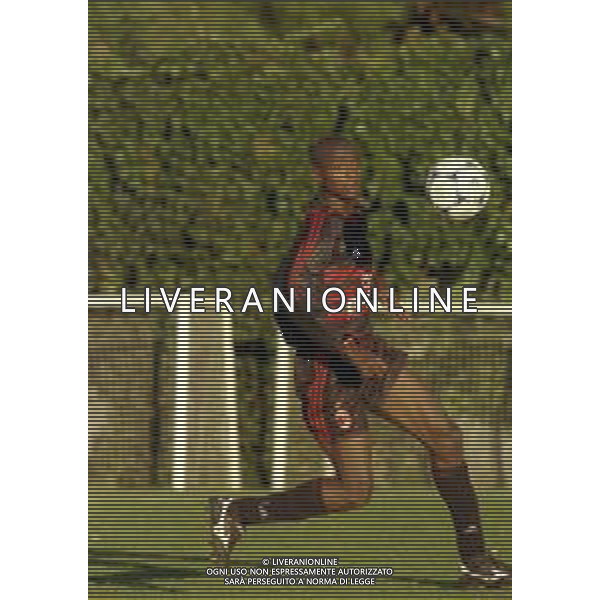 1998-1999 MILANELLO ALLENAMENTO MILAN CALCIO NELLA FOTO MOHAMMED ALIYU DATTI AG ALDO LIVERANI SAS