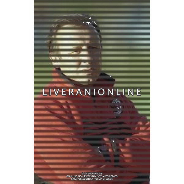 1998-1999 MILANELLO ALLENAMENTO MILAN CALCIO NELLA FOTO ALBERTO ZACCHERONI ALLENATORE MILAN CALCIO AG ALDO LIVERANI SAS