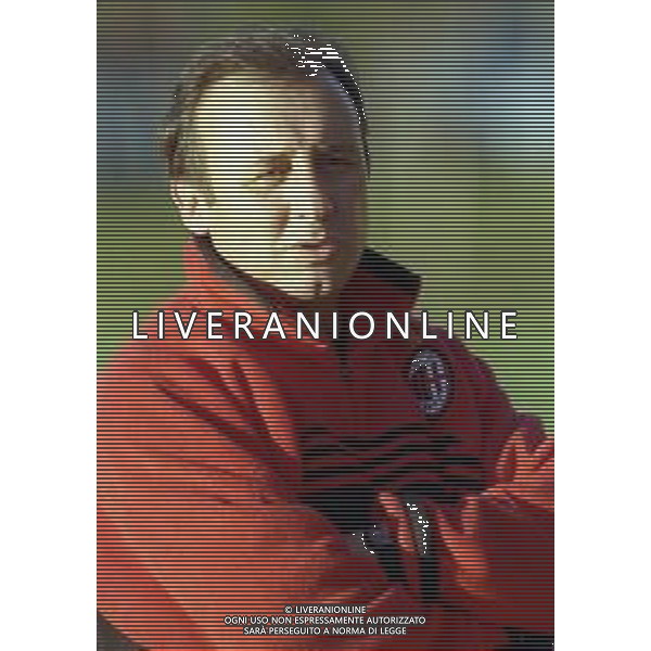1998-1999 MILANELLO ALLENAMENTO MILAN CALCIO NELLA FOTO ALBERTO ZACCHERONI ALLENATORE MILAN CALCIO AG ALDO LIVERANI SAS