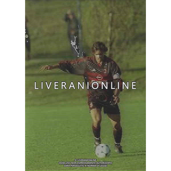 1998-1999 MILANELLO ALLENAMENTO MILAN CALCIO NELLA FOTO PAOLO MALDINI AG ALDO LIVERANI SAS