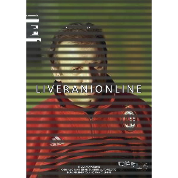 1998-1999 MILANELLO ALLENAMENTO MILAN CALCIO NELLA FOTO ALBERTO ZACCHERONI ALLENATORE MILAN CALCIO AG ALDO LIVERANI SAS