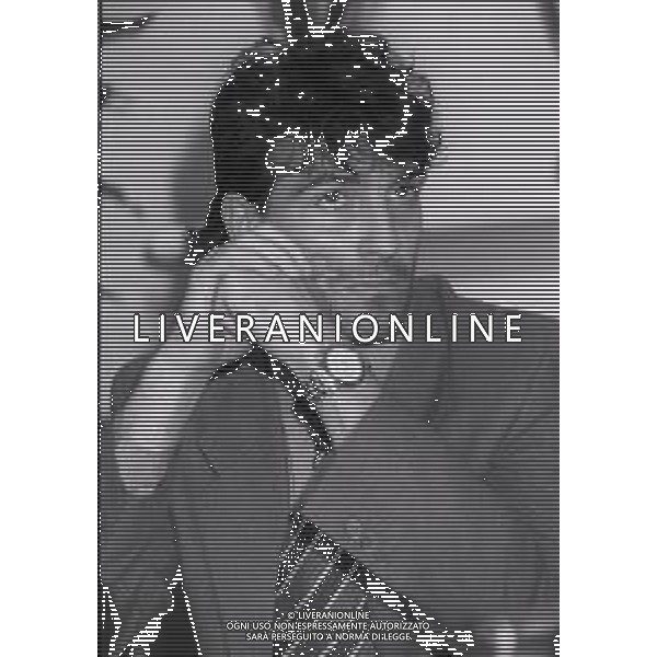 RETROSPETTIVA ALESSANDRO MELLI CALCIATORE NELLA FOTO ALESSANDRO MELLI AL MILAN CALCIO NELL\'ANNO 1994-1995 AG ALDO LIVERANI SAS 