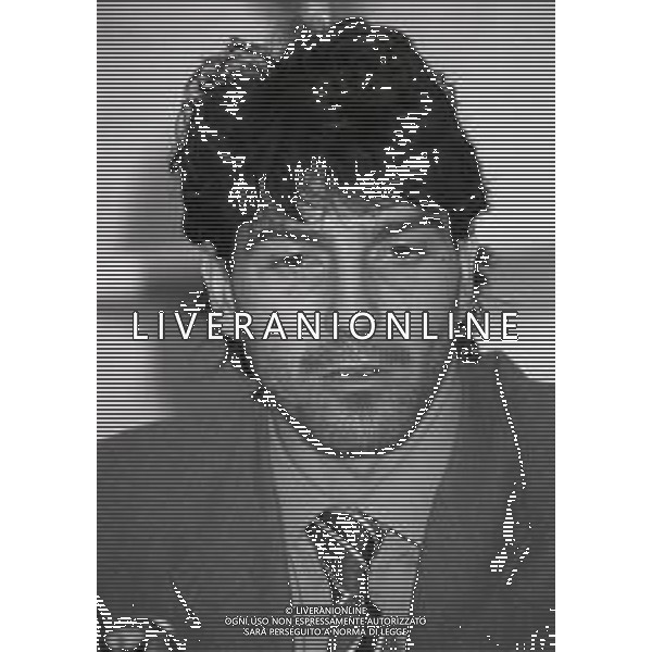 RETROSPETTIVA ALESSANDRO MELLI CALCIATORE NELLA FOTO ALESSANDRO MELLI AL MILAN CALCIO NELL\'ANNO 1994-1995 AG ALDO LIVERANI SAS 