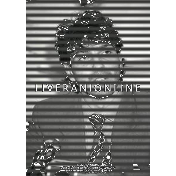 RETROSPETTIVA ALESSANDRO MELLI CALCIATORE NELLA FOTO ALESSANDRO MELLI AL MILAN CALCIO NELL\'ANNO 1994-1995 AG ALDO LIVERANI SAS 