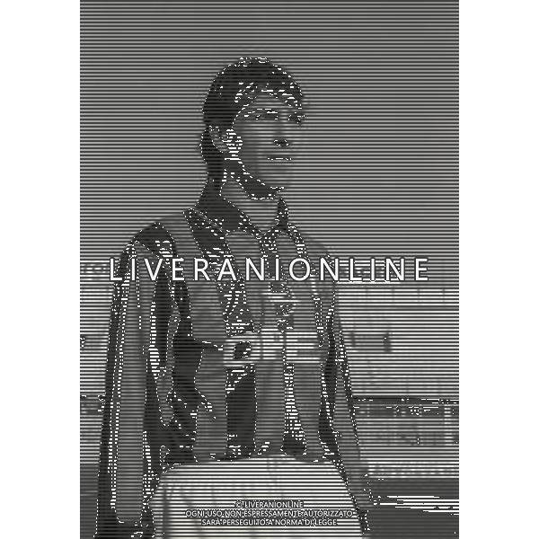 RETROSPETTIVA ALESSANDRO MELLI CALCIATORE NELLA FOTO ALESSANDRO MELLI AL MILAN CALCIO NELL\'ANNO 1994-1995 AG ALDO LIVERANI SAS 