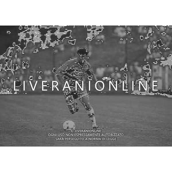RETROSPETTIVA ALESSANDRO MELLI CALCIATORE NELLA FOTO ALESSANDRO MELLI A MOENA NEL RITIRO DELLA SAMPDORIA CALCIO NELL\'ANNO 1994 AG ALDO LIVERANI SAS  