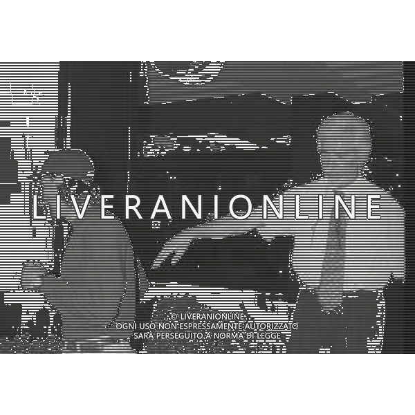 RETROSPETTIVA ALESSANDRO MELLI CALCIATORE NELLA FOTO ALESSANDRO MELLI CON GIAMBATTISTA PASTORELLO NELL\'ANNO 1995-1996 AG ALDO LIVERANI SAS 