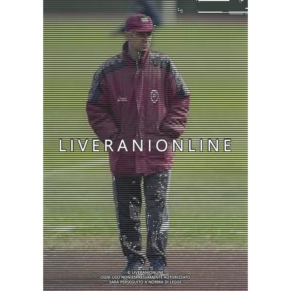 17-05-1998 ALZANO LOMBARDO-CAMPIONATO DI CALCIO SERIE C1 ALZANO VIRESCIT-LIVORNO 0-0 NELLA FOTO PAOLO STRINGARA ALLENATORE LIVORNO CALCIO AG ALDO LIVERANI SAS