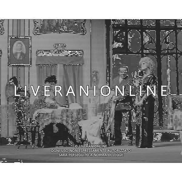 CARLO DAPPORTO ATTORE RETROSPETTIVA NELLA FOTO IN SCENA A TEATRO A MILANO NELL\'ANNO 1975 ©Archivio Giovanni Liverani/ AG. ALDO LIVERANI SAS