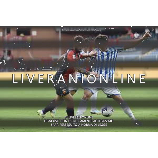TVRG Manolo Portanova (Genoa) e Christian Dalle Mura (Spal) Genoa vs Spal Genova 18-10-2022 Stadio Luigi Ferraris - Marassi Coppa Italia Frecciarossa - 16mi di finale foto Roberto Garavaglia/ag. Aldo Liverani sas / AG. ALDO LIVERANI SAS