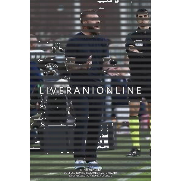 TVRG Daniele De Rossi allenatore Spal Genoa vs Spal Genova 18-10-2022 Stadio Luigi Ferraris - Marassi Coppa Italia Frecciarossa - 16mi di finale foto Roberto Garavaglia/ag. Aldo Liverani sas / AG. ALDO LIVERANI SAS