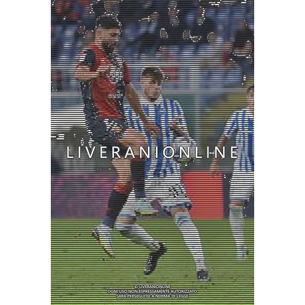 TVRG Guven Yalcin (Genoa) e Fabio Maistro (Spal) Genoa vs Spal Genova 18-10-2022 Stadio Luigi Ferraris - Marassi Coppa Italia Frecciarossa - 16mi di finale foto Roberto Garavaglia/ag. Aldo Liverani sas / AG. ALDO LIVERANI SAS