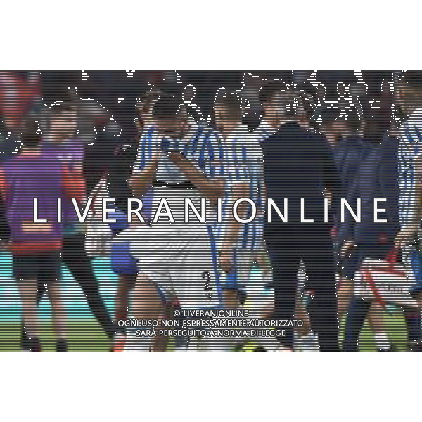 TVRG delusione Spal a fine gara Genoa vs Spal Genova 18-10-2022 Stadio Luigi Ferraris - Marassi Coppa Italia Frecciarossa - 16mi di finale foto Roberto Garavaglia/ag. Aldo Liverani sas / AG. ALDO LIVERANI SAS