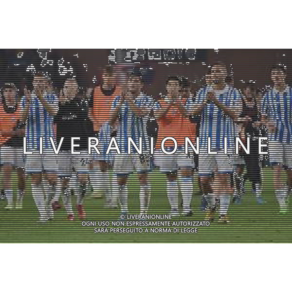 TVRG delusione Spal a fine gara Genoa vs Spal Genova 18-10-2022 Stadio Luigi Ferraris - Marassi Coppa Italia Frecciarossa - 16mi di finale foto Roberto Garavaglia/ag. Aldo Liverani sas / AG. ALDO LIVERANI SAS