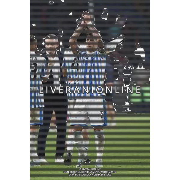TVRG Salvatore Esposito (Spal) a fine gara Genoa vs Spal Genova 18-10-2022 Stadio Luigi Ferraris - Marassi Coppa Italia Frecciarossa - 16mi di finale foto Roberto Garavaglia/ag. Aldo Liverani sas / AG. ALDO LIVERANI SAS