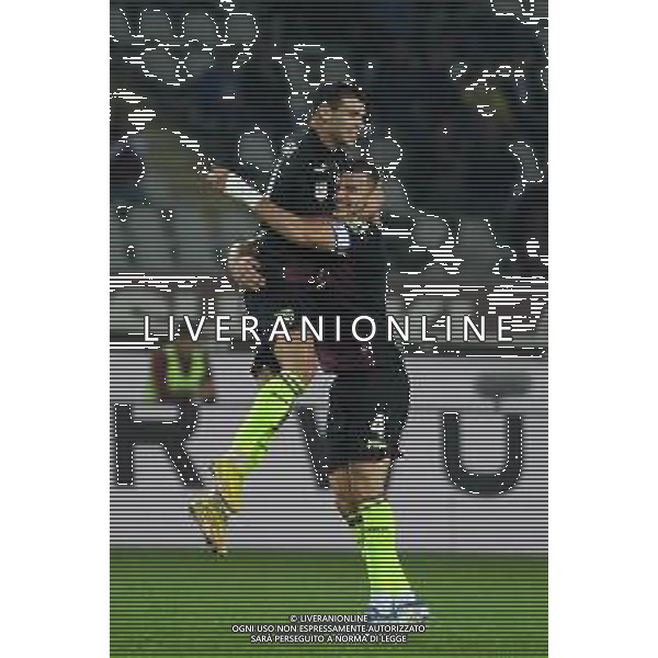 TVMV-Torino 18.10.2022 Stadio Grande Torino © Manuela Viganti/Agenzia Aldo Liverani Torino vs Cittadella Coppa Italia Frecciarossa 2022/2023 16imi Nella foto: esultanza pietro pellegri e alessandro buongiorno dopo il gol
