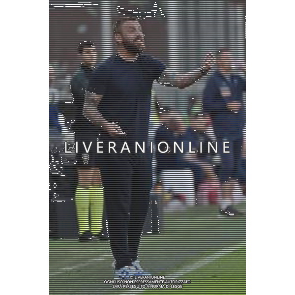 TVRG Daniele De Rossi allenatore Spal Genoa vs Spal Genova 18-10-2022 Stadio Luigi Ferraris - Marassi Coppa Italia Frecciarossa - 16mi di finale foto Roberto Garavaglia/ag. Aldo Liverani sas