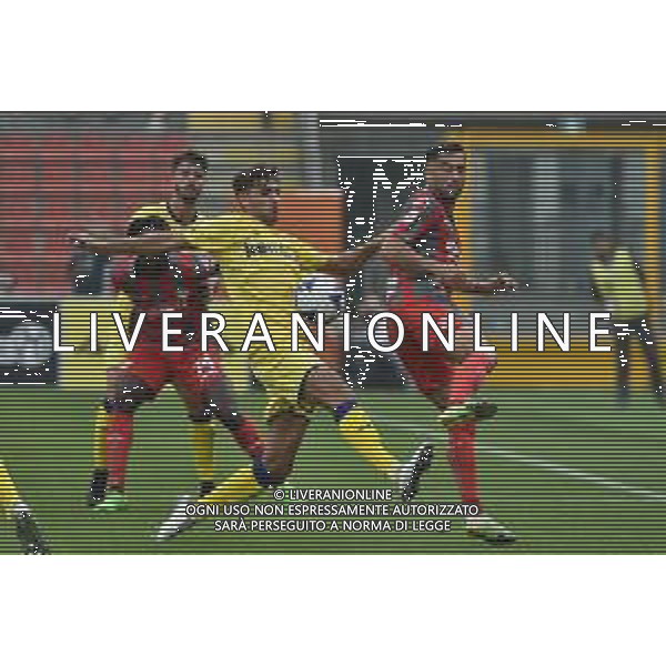 TVRG Fabio Ponsi (Modena) e Jaime Baez (Cremonese) Cremonese vs Modena Cremona 20-10-2022 Stadio Giovanni Zini Coppa Italia Frecciarossa - 16mi di finale foto Roberto Garavaglia/ag. Aldo Liverani sas / AGENZIA ALDO LIVERANI SAS