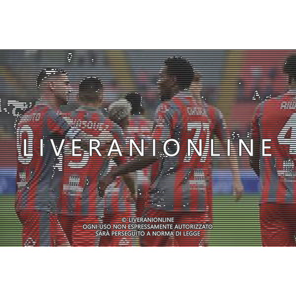 TVRG esultanza Cremonese dopo il gol dell\'1 a 0 Cremonese vs Modena Cremona 20-10-2022 Stadio Giovanni Zini Coppa Italia Frecciarossa - 16mi di finale foto Roberto Garavaglia/ag. Aldo Liverani sas / AGENZIA ALDO LIVERANI SAS