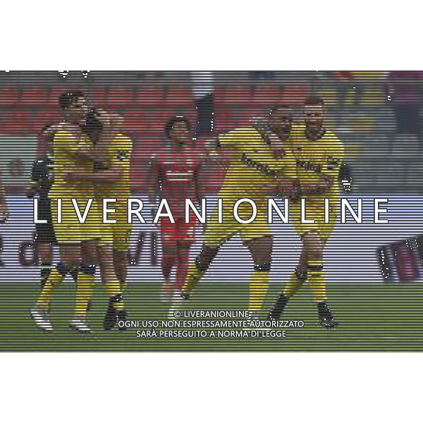 TVRG esultanza Modena dopo il gol del 2 a 2 Cremonese vs Modena Cremona 20-10-2022 Stadio Giovanni Zini Coppa Italia Frecciarossa - 16mi di finale foto Roberto Garavaglia/ag. Aldo Liverani sas / AGENZIA ALDO LIVERANI SAS