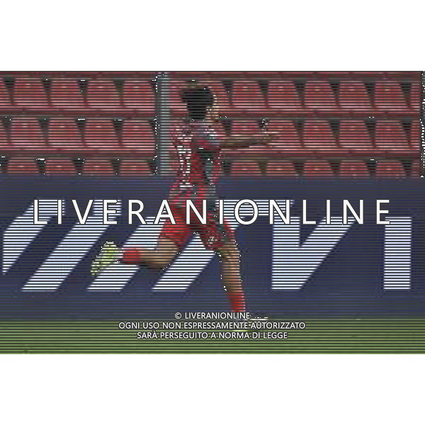 TVRG Leonardo Sernicola (Cremonese) esulta dopo il gol del 3 a 2 Cremonese vs Modena Cremona 20-10-2022 Stadio Giovanni Zini Coppa Italia Frecciarossa - 16mi di finale foto Roberto Garavaglia/ag. Aldo Liverani sas / AGENZIA ALDO LIVERANI SAS