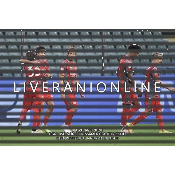 TVRG esultanza Cremonese dopo il gol del 4 a 2 Cremonese vs Modena Cremona 20-10-2022 Stadio Giovanni Zini Coppa Italia Frecciarossa - 16mi di finale foto Roberto Garavaglia/ag. Aldo Liverani sas / AGENZIA ALDO LIVERANI SAS
