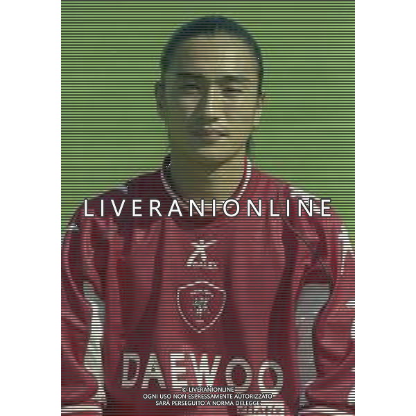 2000-2001 PERUGIA PRIMI PIANI ROSA GIOCATORI NELLA FOTO AHN JUNG HWAN AG ALDO LIVERANI SAS