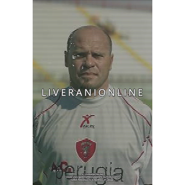 2000-2001 PERUGIA PRIMI PIANI ROSA GIOCATORI NELLA FOTO SERSE COSMI ALLENATORE PERUGIA CALCIO AG ALDO LIVERANI SAS