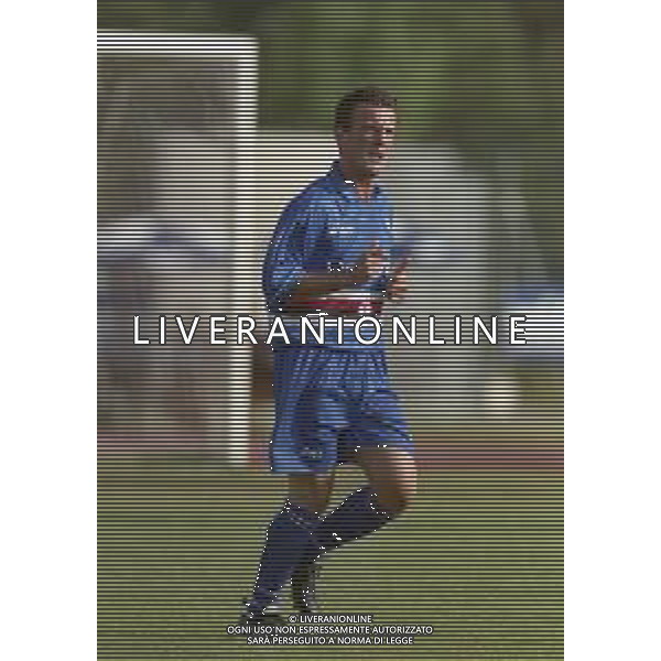 1999-2000 VAL DI FIEMME-PARTITA AMICHEVOLE SAMPDORIA CALCIO NELLA FOTO FRANCESCO FLACHI AG ALDO LIVERANI SAS