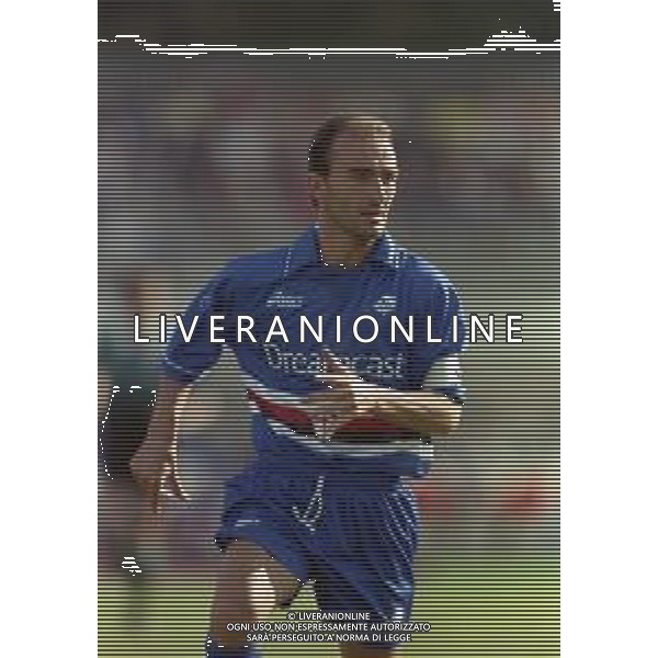 1999-2000 VAL DI FIEMME-PARTITA AMICHEVOLE SAMPDORIA CALCIO NELLA FOTO MARCO SGRO\' AG ALDO LIVERANI SAS