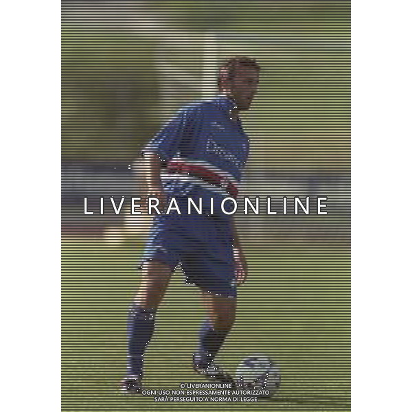 1999-2000 VAL DI FIEMME-PARTITA AMICHEVOLE SAMPDORIA CALCIO NELLA FOTO NENAD SAKIC AG ALDO LIVERANI SAS