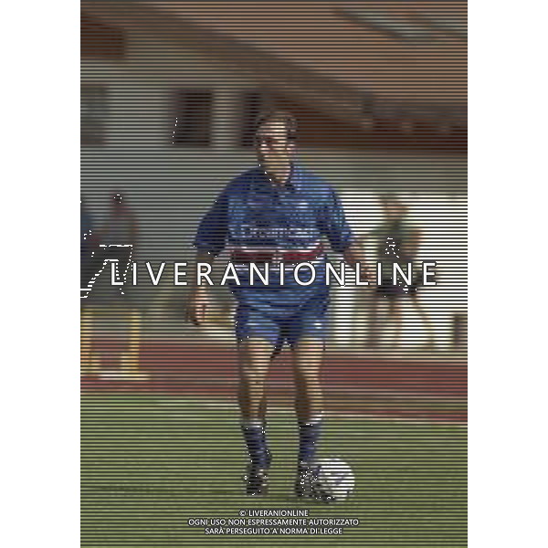 1999-2000 VAL DI FIEMME-PARTITA AMICHEVOLE SAMPDORIA CALCIO NELLA FOTO VITTORIO TOSTO AG ALDO LIVERANI SAS