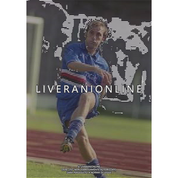 1999-2000 VAL DI FIEMME-PARTITA AMICHEVOLE SAMPDORIA CALCIO NELLA FOTO VITTORIO TOSTO AG ALDO LIVERANI SAS