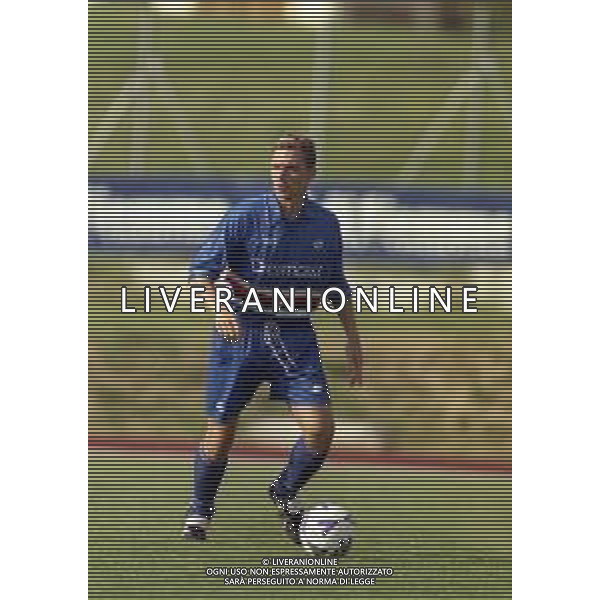 1999-2000 VAL DI FIEMME-PARTITA AMICHEVOLE SAMPDORIA CALCIO NELLA FOTO FABRIZIO FICINI AG ALDO LIVERANI SAS